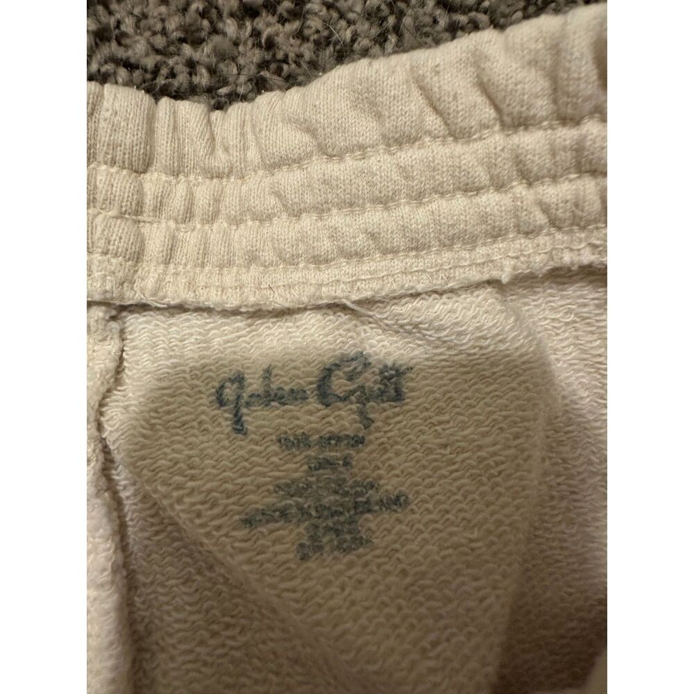 John Galt Brandy Melville Off-White Rosa Sweat Shorts - One Size - Picture 2 of 4
